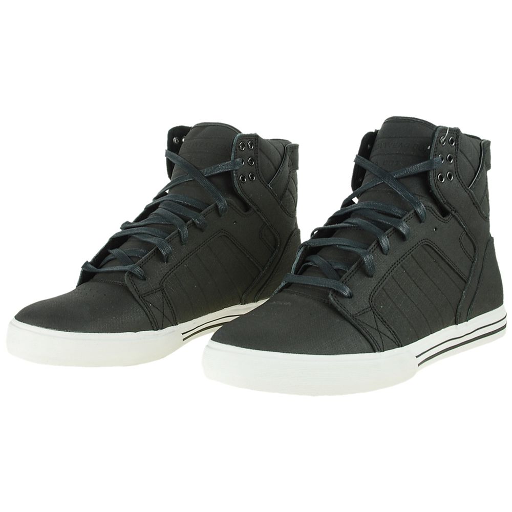 Baskets Montantes Supra SkyTop Noir Tuf Black Homme | CPY-23785762